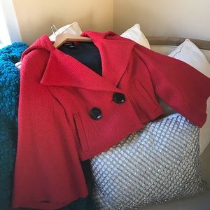 Arden B Peacoat Style Cropped Stylish Coat/Blazer